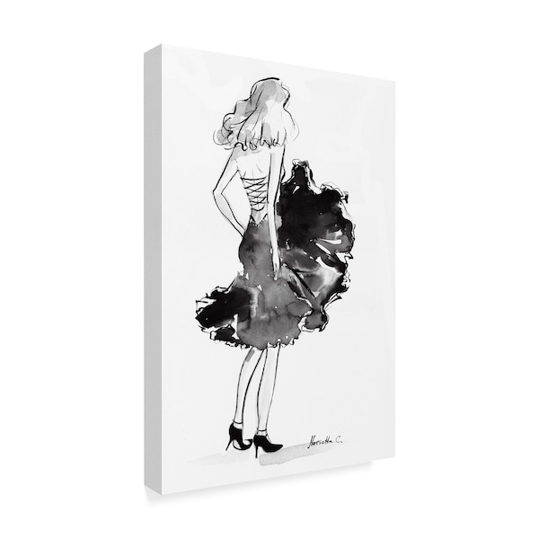 Marietta Cohen Art And Design 'Runway Fashion 1' Canvas Art,16x24